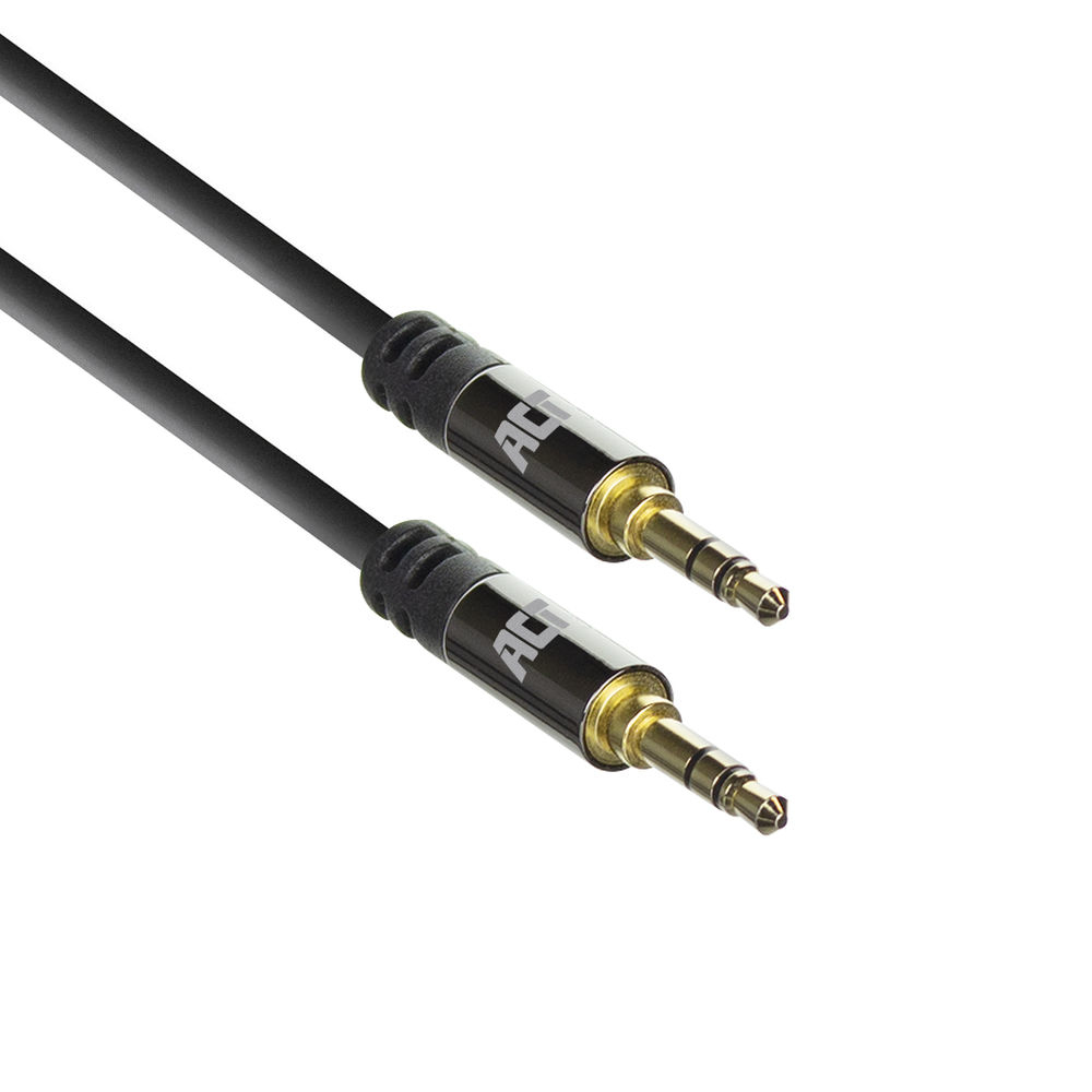 ACT 10 meter High Quality audio aansluitkabel 3.5 mm stereo jack male