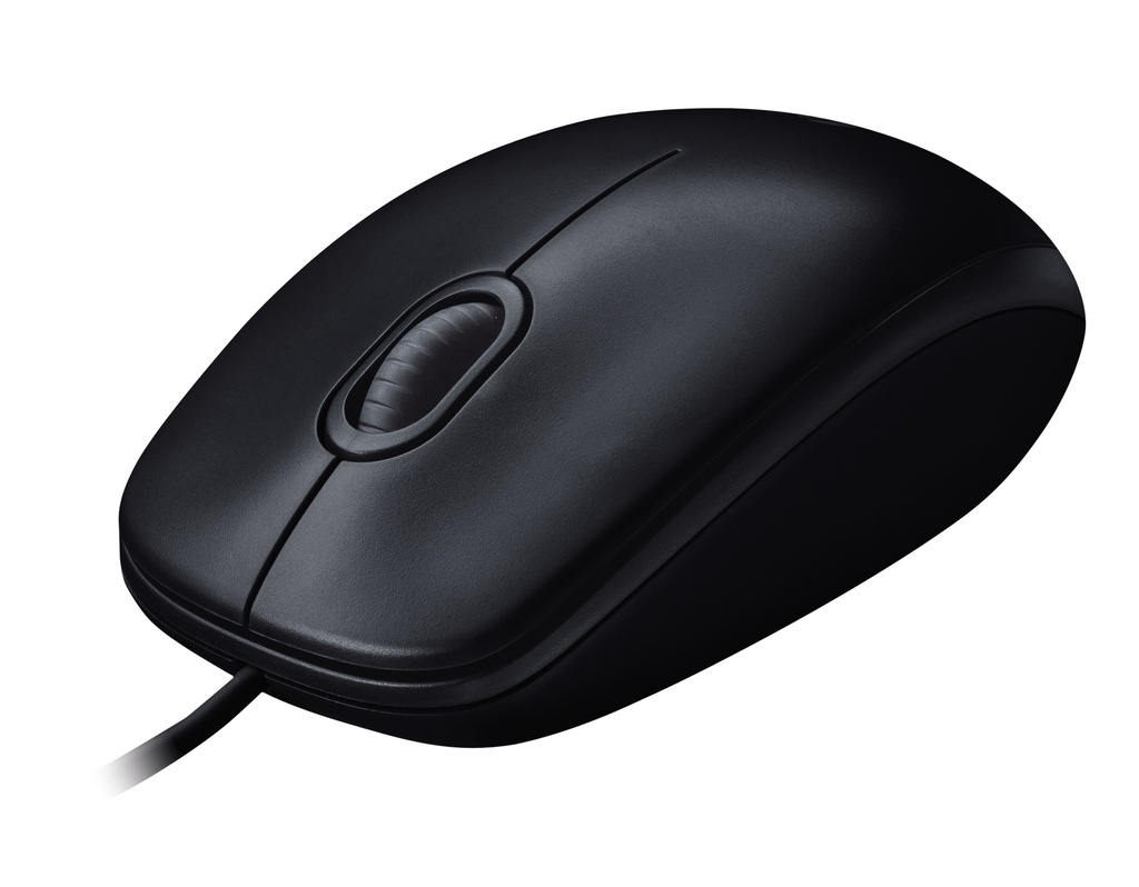 Souris Logitech M90 Filaire USB, Suivi Optique 1000 PPP, Ambidextre, Compatible avec PC/Mac/Portable - Noir