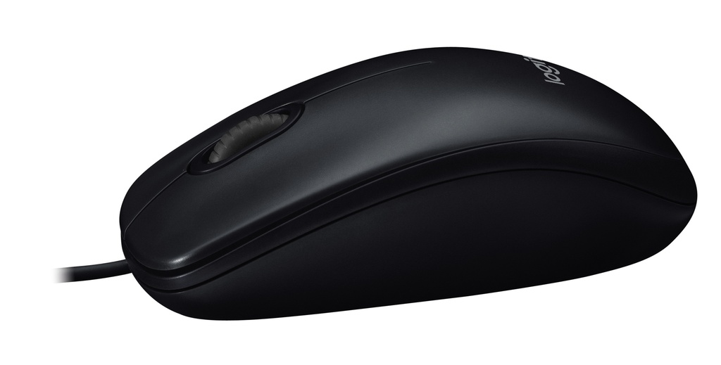 Souris Logitech M90 Filaire USB, Suivi Optique 1000 PPP, Ambidextre, Compatible avec PC/Mac/Portable - Noir