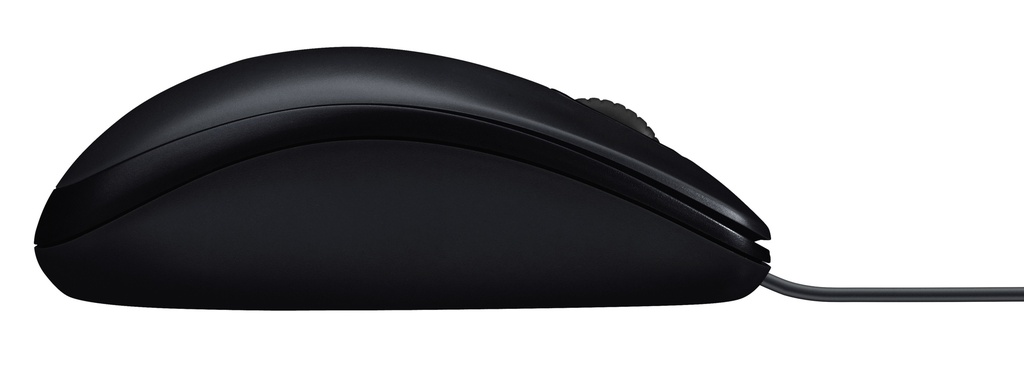 Souris Logitech M90 Filaire USB, Suivi Optique 1000 PPP, Ambidextre, Compatible avec PC/Mac/Portable - Noir