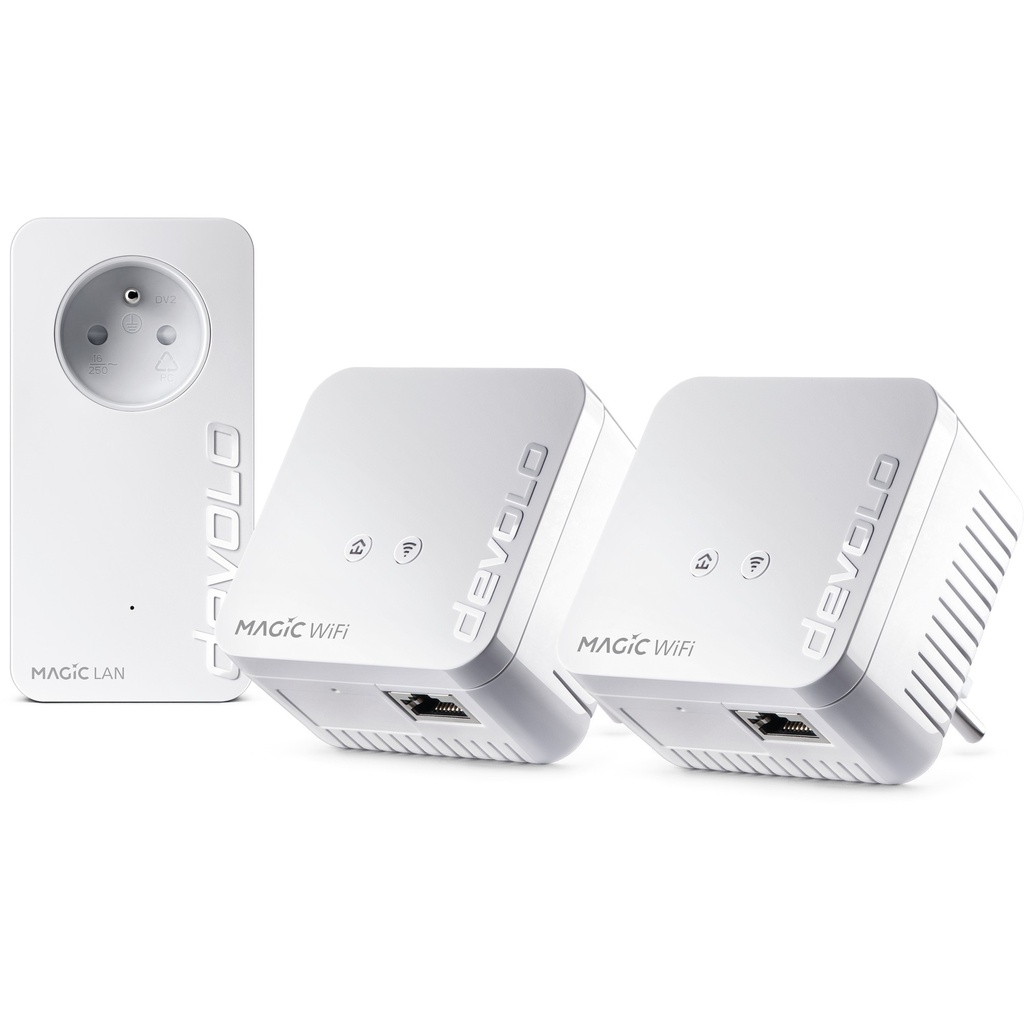 Devolo Magic 1 WiFi mini - 1200 Mbit/s - IEEE 802.11b - IEEE 802.11g - IEEE 802.11n - IEEE 802.3 - IEEE 802.3az - IEEE 802.3u - IEEE 802.3x - Fast Ethernet - 10,100 Mbit/s - 10BASE-T - 100BASE-TX - Wi-Fi 4 (802.11n)