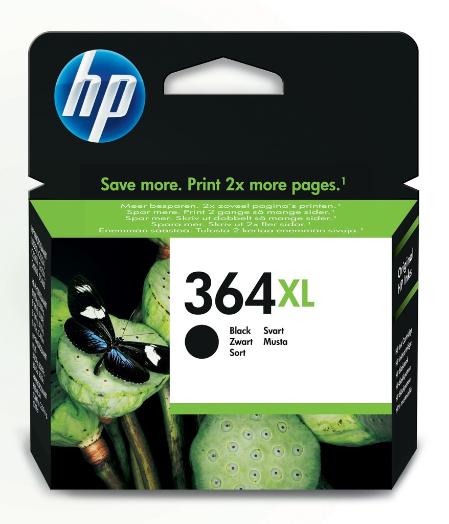 Cartouche d'encre HP 364XL High Yield Black Original Ink Cartridge