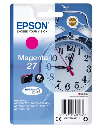 Epson 27 - 3.6 ml - magenta - originale