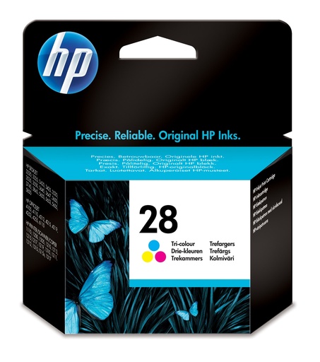 HP 28 - 8 ml - couleur (cyan, magenta, jaune)