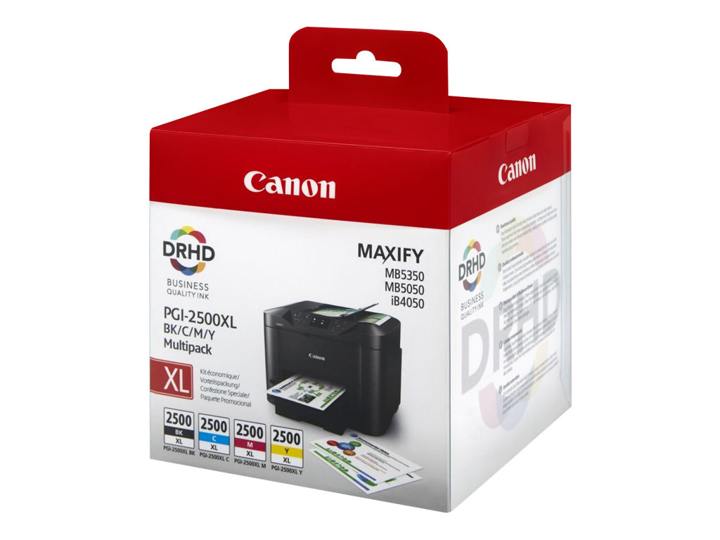 Canon PGI-2500XL C/M/Y/BK - Pack de 4