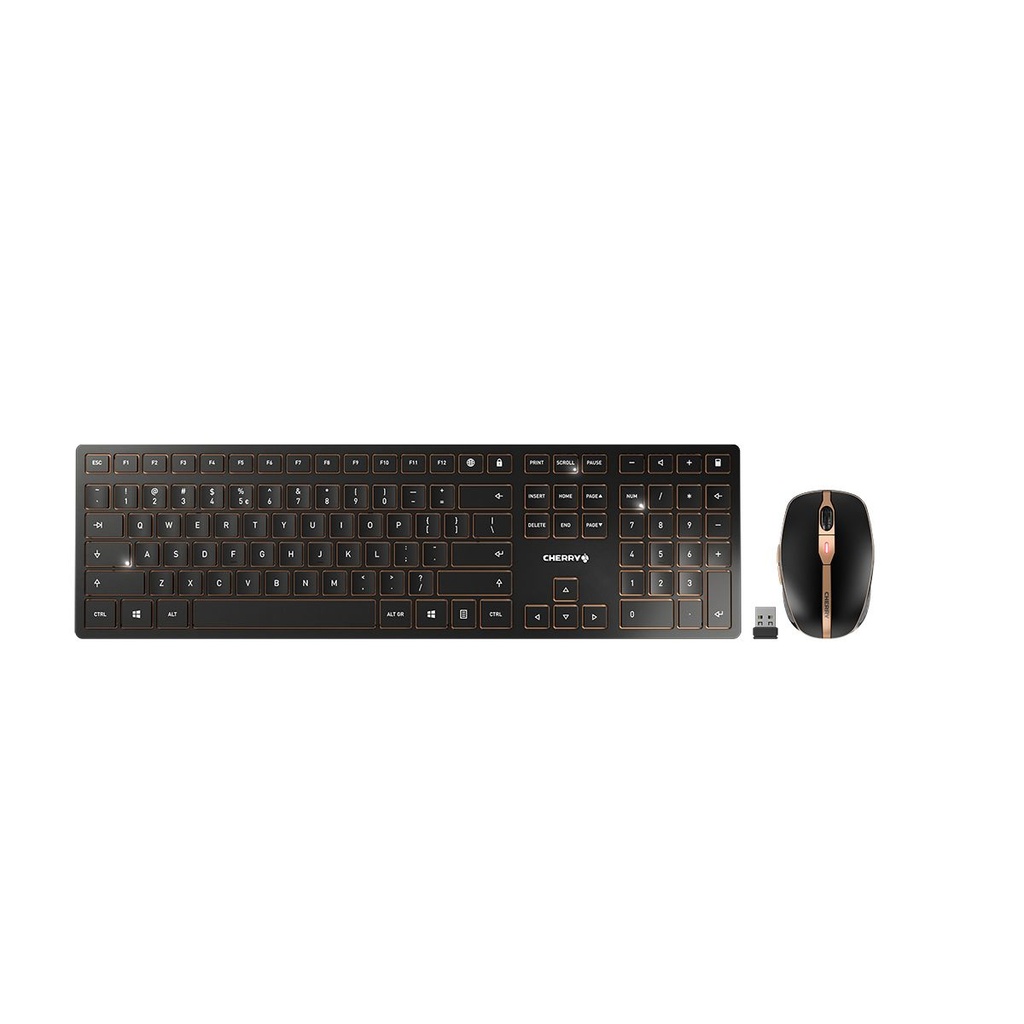 Clavier/souris sans fil Cherry DW 9000 SLIM NOIR