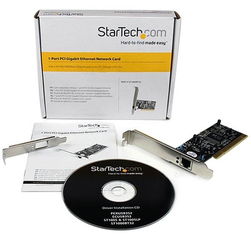 StarTech.com Carte réseau PCI à 1 port Gigabit Ethernet
